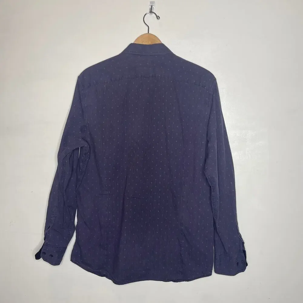 BANANA REPUBLIC Navy Button Down